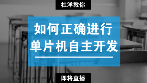 实践出真知，项目价更高：杜洋教你何为单片机的自主开发