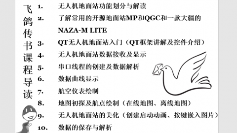 qt无人机地面站设计与制作视频教程