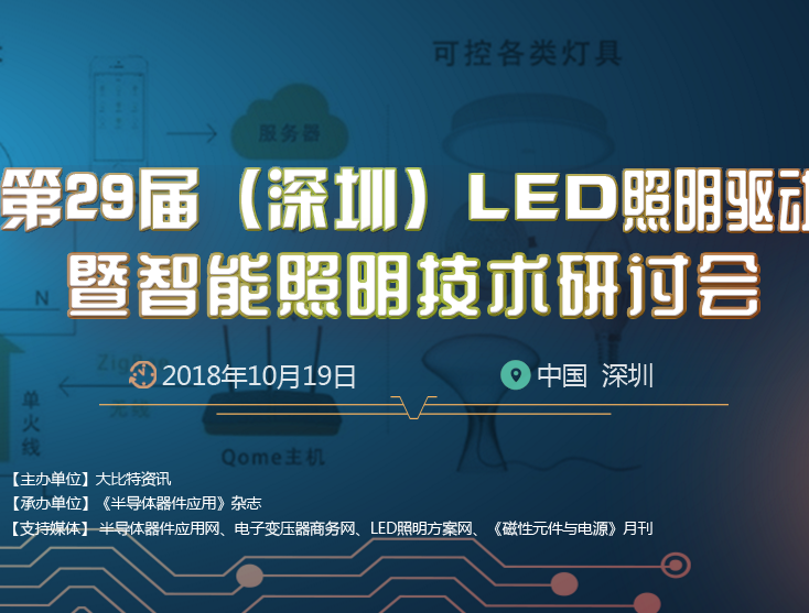 moore8活动海报-第29届（深圳）LED照明驱动暨智能照明技术研讨会